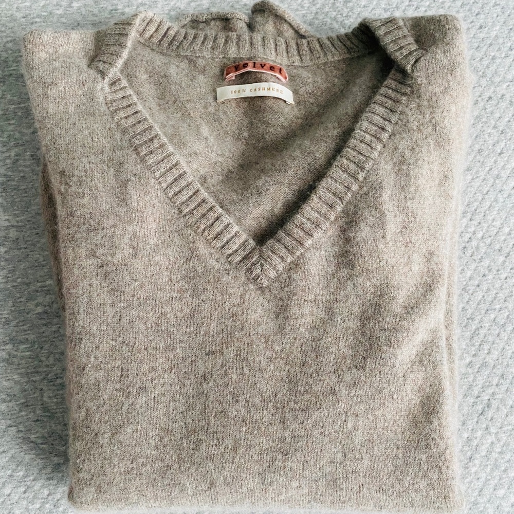 Velvet 100% cashmere sweater S